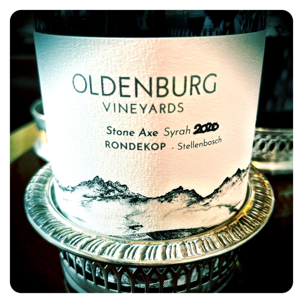 Oldenburg Vineyards Stone Axe Syrah 2020, WO Stellenbosch, 13.5% Abv.